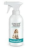 Green Hero Haustierpflege für Hunde- und Katzen, 500 ml, Pflegt die Haut bei Juckreiz, Entzündungen, Infektionen, Milben, Hefepilzen, Räude, Reizungen und Ekzemen